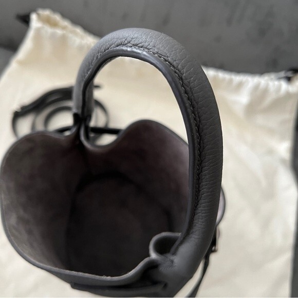 Celine Big Bag Nano Bucket Grey Grained Calfskin - Picture 14 of 16